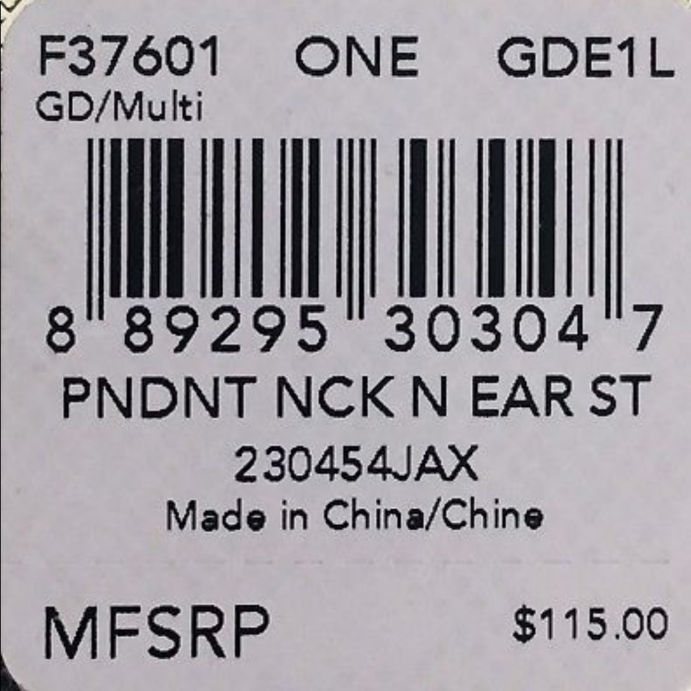 Sold Coach Gold Tone Open Circle Necklace and - Picture 3 of 5